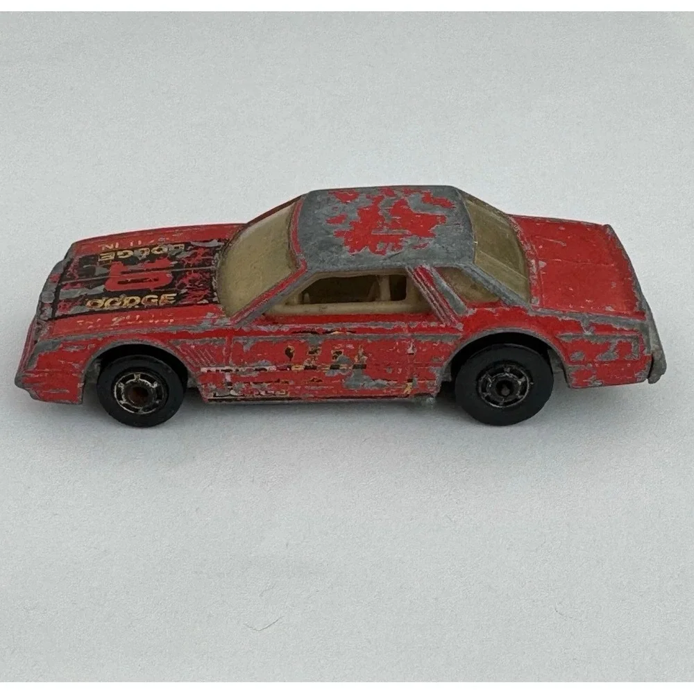 Vintage 1980 Hot Wheels Mirada Stocker Red Dodge #10 Diecast Car Hong Kong